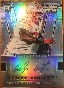 2016 Panini Prizm Draft Picks Autographs Prizms Adolphus Washington #181 - Picture 1 of 2