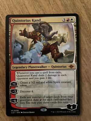 MTG Quintorius Kand Lost Caverns of Ixalan LCI Planeswalker Magic the Gathering - Image 1 of 2