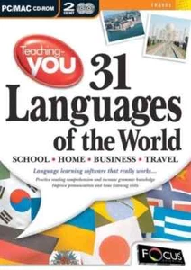 Teaching-you 31 Languages of the World Top-PC/MAC CD -ROM NEW SEALED 2 x CD - Photo 1/1