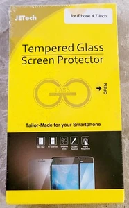 JETech Tempered Glass Screen Protector for iPhone 4 ~ 7 Inch ~ 3 Pack ~ Sealed! - Picture 1 of 2