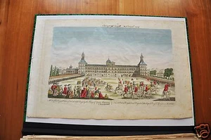 MADRID .MOSTRA DELLA PALAIS ROYAL DU ROY D'ESPAGNE (VISTA OTTICA FINE XVIII). - Foto 1 di 2
