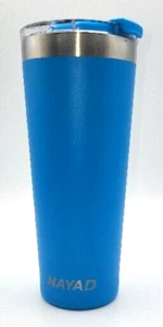 "Botella de vacío aislada de lmen NAYAD tapa abatible azul 22 oz libre de BPA 8" - Imagen 1 de 8