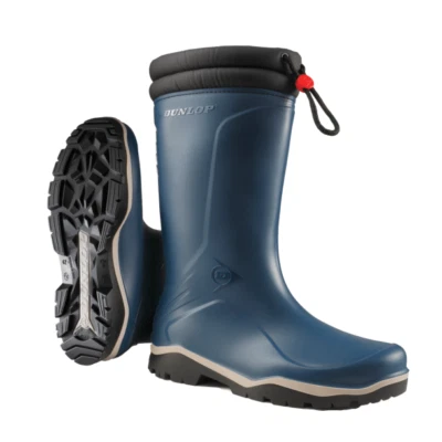 Dunlop Thermostiefel Blizzard blau Winterstiefel  Gummistiefel gefüttert - Bild 1 von 2