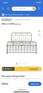 bed frame queen New - Picture 1 of 6