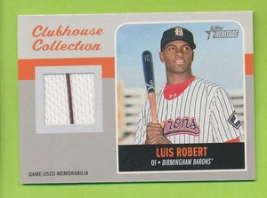 2019 Topps Heritage Minors Clubhouse Collection Relic - Luis Robert (CCR-LR) - Picture 1 of 2