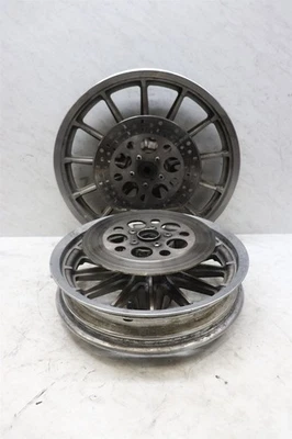 Harley Evo Dyna 1998 FXD juego de llantas delanteras y traseras con rotores de freno cargador de 13 radios Foto 1 de 4