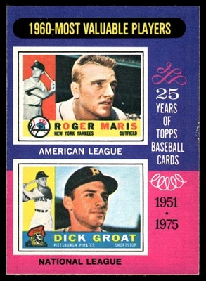 1960 O PEE CHEE ROGER MARIS GROAT #198 - Image 1 of 2