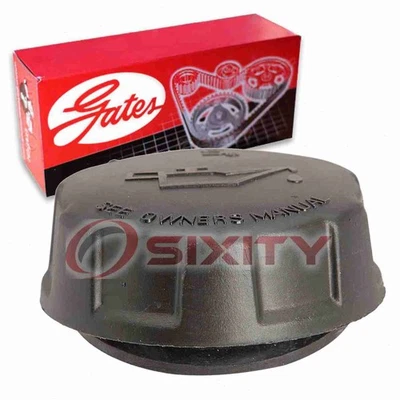Gates Oil Filler Cap for 2016 Volvo XC60 2.5L L5 Engine Cylinder Block tv - Image 1 of 4