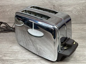 Vintage Sunbeam Model T-10B-1 Chrome 2-Slot Toaster-Works A+!  Gorgeous Shine!! - Picture 1 of 11