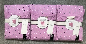 BNWT M&S Ladies Cool Pink Short Sleeve Long Leg Pyjamas Sizes L & XL - Picture 1 of 7
