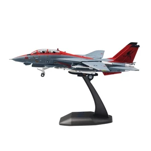 20cm Alloy Model F-14 Tomcat Fighter Aircraft 1:100 Scale with Display Stand - Picture 1 of 21
