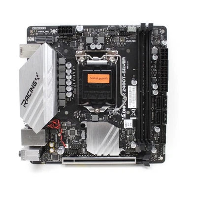 Biostar Racing Z490T-Silver Intel Z490 Mainboard Mini-ITX Sockel 1200   #335580 - Bild 1 von 4
