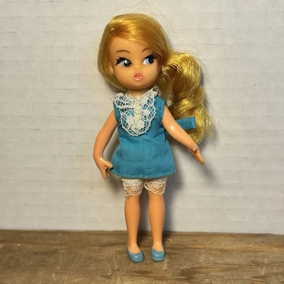 Vintage 1967 Dolly Darling Doll Hasbro Fancy Pants Daphne Hong Kong 4” - Image 1 of 4