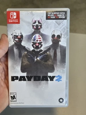 Payday 2 - Nintendo Switch com estojo testado funciona - Imagem 1 de 4