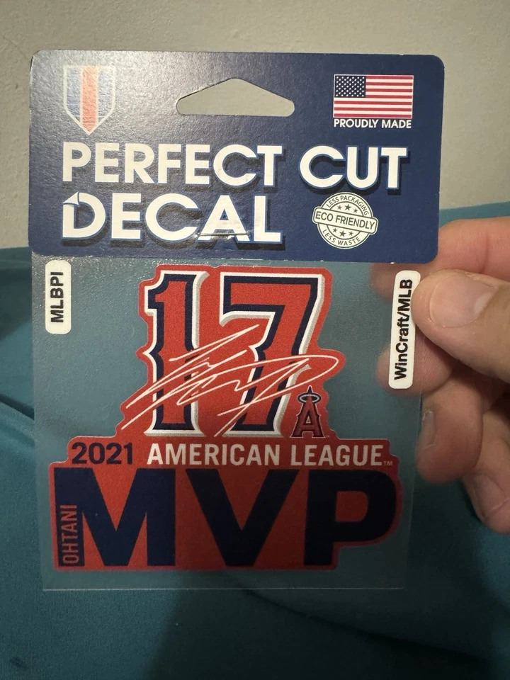Shohei Ohtani Los Angeles Angels 2021 AL MVP 4x4 Decal MLB  - Image 1 of 1