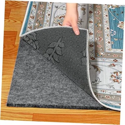 Waterproof Rug Pad, Thick 5x7 ft Under Area Rug Carpet Pad, Non Slip Felt Rug  - Image 1 of 4