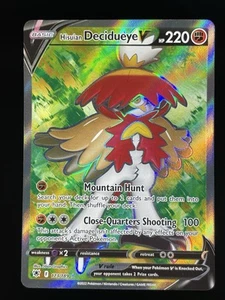 Hisuian Decidueye V Full Art 173/189 Astral Radiance Ultra Rare Pokemon TCG - Bild 1 von 2