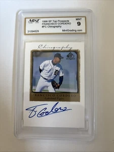 1998 Vintage SP Top Prospect Chirography Auto Francisco Cordero RC Auto Tigers - Bild 1 von 3