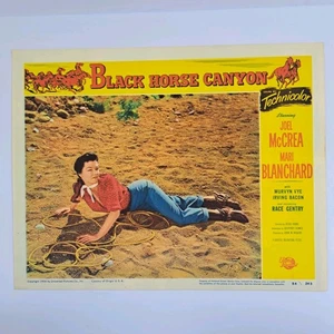 Black Horse Canyon (1954) Lobby Card Joel McCrea Mari Blanchard Universal - Picture 1 of 14