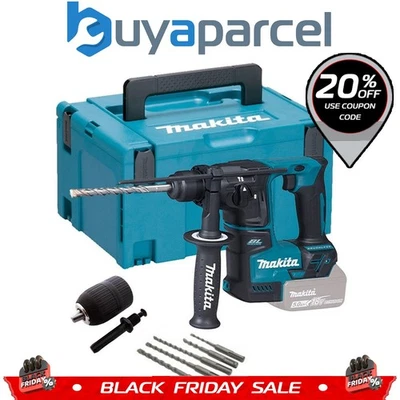 Makita DHR171Z 18V Cordless Brushless SDS+ Rotary Hammer Drill + Makpac + Chuck - Image 1 of 4