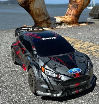 Traxxas Fiesta ST Rally VXL-3s Brushless 4WD RC Car 1/10 + Upgrades And Extras. - Image 1 of 4