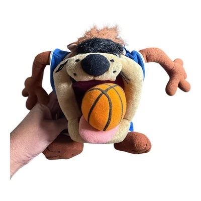 Peluche de baloncesto vintage de los Juegos Olímpicos de Estados Unidos Looney Tunes Taz - Warner Bros Foto 1 de 4