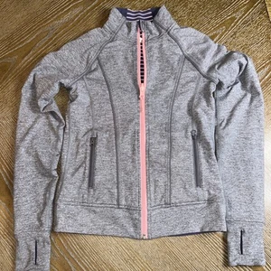 Ivivva by Lululemon Grey Zipup Jacket Girl’s Size 8 - Picture 1 of 6