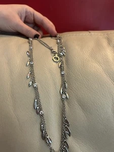30” Simply Vera Wang Necklace Silver tone  - Picture 1 of 9