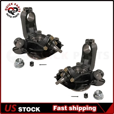 2Pcs Front LH & RH Steering Knuckle & Hub Bearing for 2014 - 2020 Ram ProMaster - Image 1 of 4