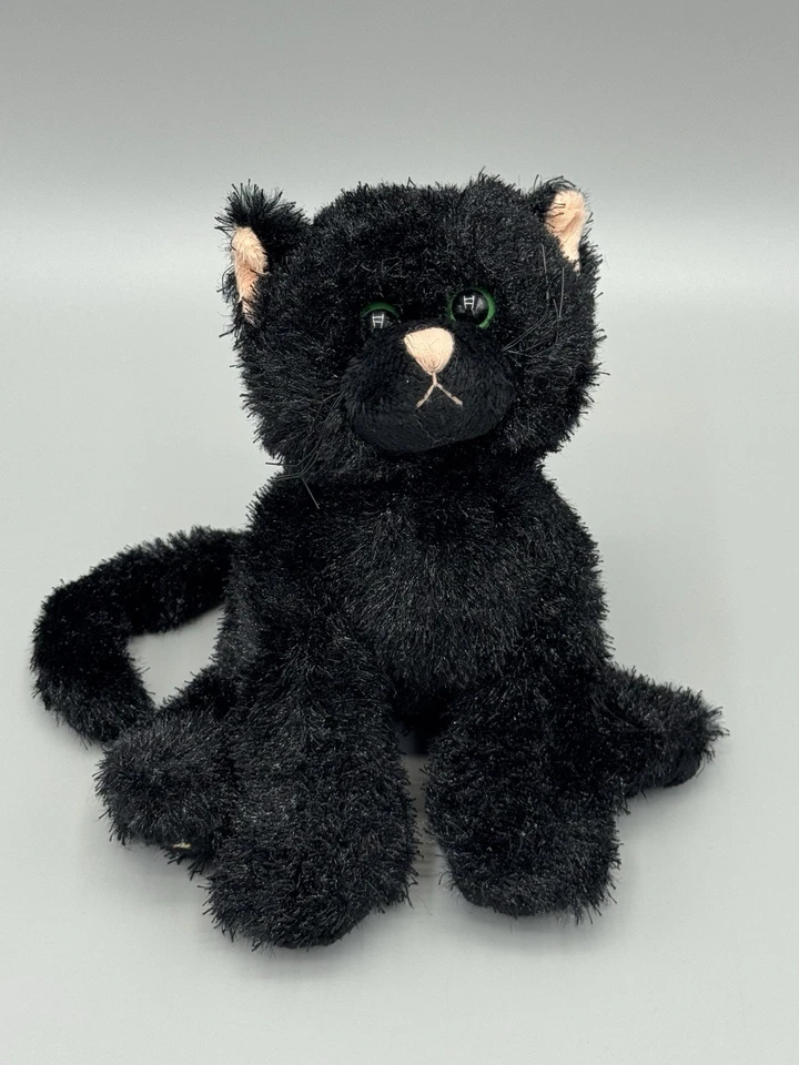 Ganz Webkinz Black Cat Stuffed Animal Plush 8 Inch Stuffed Animal HM135 - Image 1 of 4