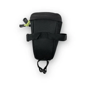 Nishiki Triangle schwarz Bike Pack Satteltasche Verstau kleine Riemen Schnallen Radfahren - Bild 1 von 9