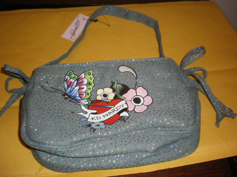 BOLSO DE MANO ZELDA ED HARDY NIÑA NUEVO CON ETIQUETA Foto 1 de 1