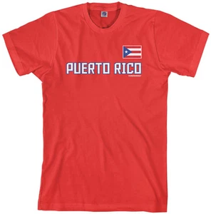 Camiseta Threadrock Para Hombre Equipo Nacional de Puerto Rico Bandera Orgullo - Imagen 1 de 8