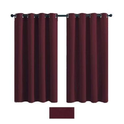 Cortina de color liso apagón comercio exterior telas cortinas cortinas de alta calidad Foto 1 de 4