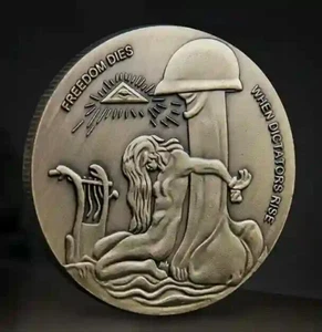 ★★ MEDAILLE EROTIQUE  SATYRIQUE ANTI NAZIE WWII ★★ E - Picture 1 of 2
