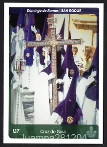 SAN ROQUE #137 DOMINGO DE RAMOS ESTAMPA HOLY CARDS SEMANA SANTA 2024 SEVILLA - Imagen 1 de 2