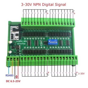 Interruptor digital 16-48 DI NPN/PNP placa de expansión PLC IO entrada de aislamiento óptico de CC - Imagen 1 de 14
