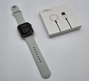 Apple Watch Series 9 GPS+LTE 45mm Gold Stainless Steel - A2984 - Picture 1 of 5