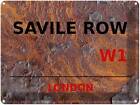Blechschild 30x40 cm London Savile Row W1