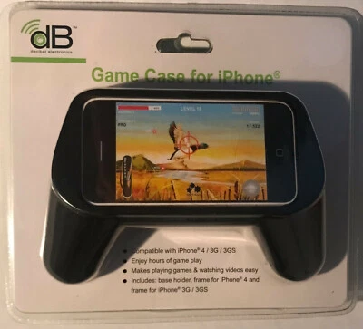 dB Electronics ~ Funda de juego para iPhone ~ 4/3G/3GS ~ Totalmente nueva ~ Sellada de fábrica Foto 1 de 2