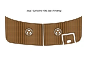2005 Four Winns Vista 288 Swim Platform Boat EVA Foam Teak Deck Floor Pad Mat - Imagen 1 de 24