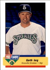 1994 Knoxville Smokies Fleer/ProCards #1319 Garth Iorg Arcata California CA Card