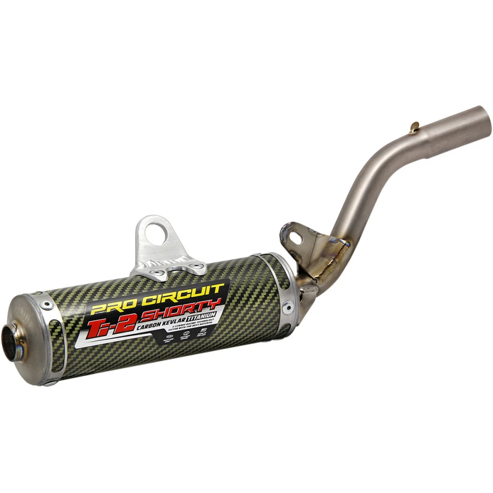 Pro Circuit Ti-2 Shorty Carbon Titanium Silencer | 1121485K - Image 1 of 1