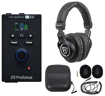 Presonus Revelator io44 USB Audio Recording Interface Mixer/Effects+Headphones - Image 1 of 4
