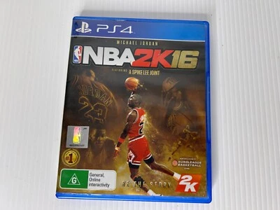 NBA 2k16 Michael Jordan SONY PS4 PlayStation 4 Limited Edition Gold PAL  VGC - Image 1 of 4