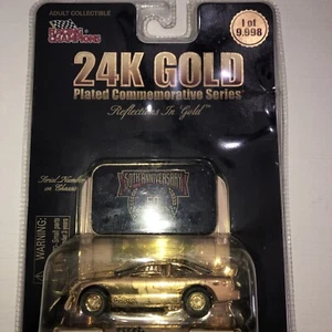 NEW Racing Champions, M & M's Pontiac #36, 24K Gold Plated, 50th Ann, Serial # - Picture 1 of 12