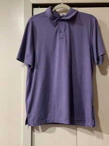 Camisa de manga corta 32 Degrees Cool para hombre con cuello púrpura talla grande - Imagen 1 de 8