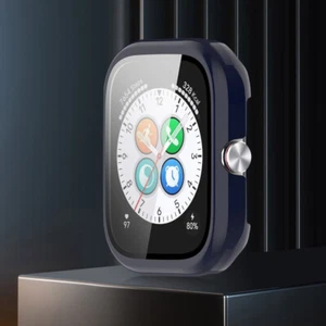 PC Watch Bumper Case with Tempered Glass for Honor Choice Haylou Watch (Blue) - Zdjęcie 1 z 8