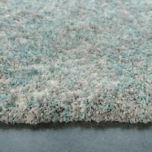 Grau Shaggy Flauschig Teppich Warm Weich Wohnzimmer Matte Groß Klein Lang Läufer Teppiche - Bild 1 von 12