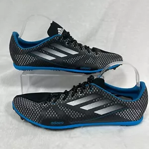 Adidas Sneakers Mens 13 Black Adizero Ambition Track Field Running Spikes Q21570 - Picture 1 of 13